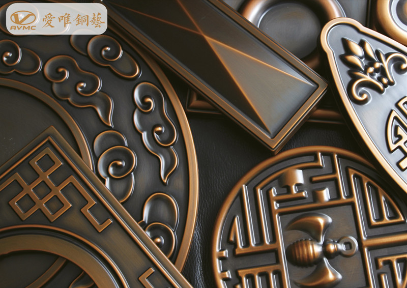 銅門品牌廠家，愛唯銅藝