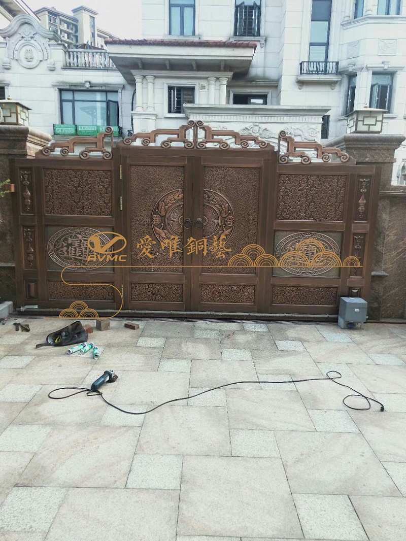 清遠庭院銅門 (4)