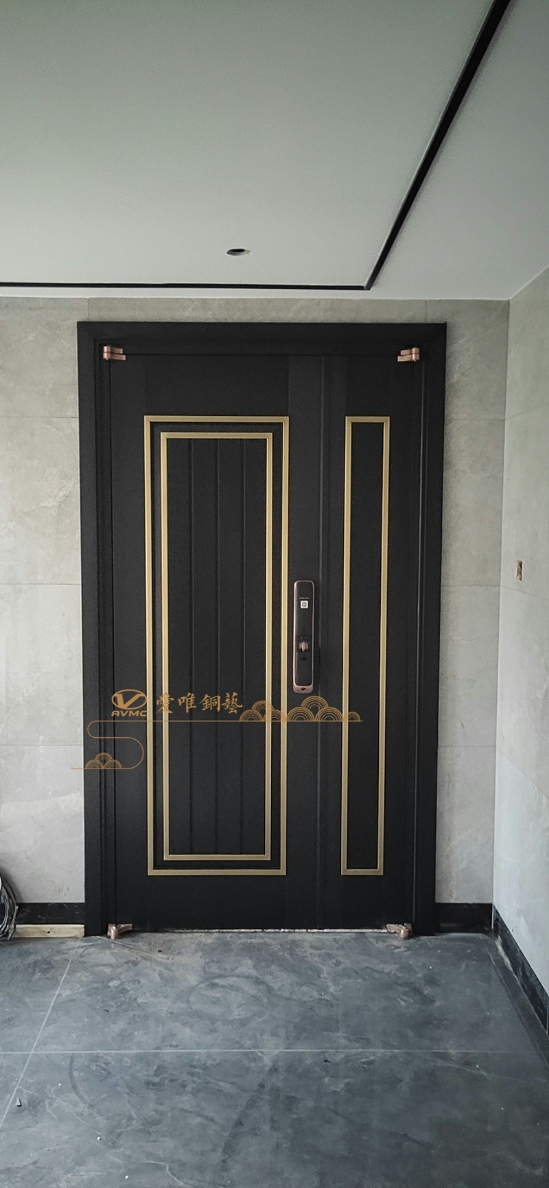 極簡風(fēng)格銅門 (1)