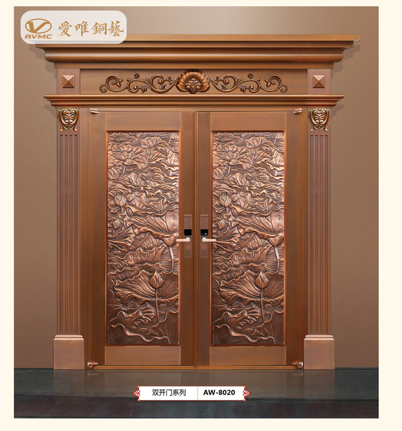 銅門花件、銅門圖案寓意