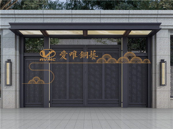 真銅門廠家愛唯銅藝