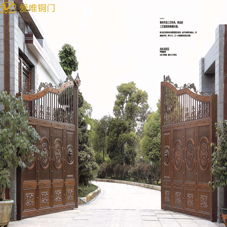 愛(ài)唯銅門(mén)-別墅庭院銅門(mén)